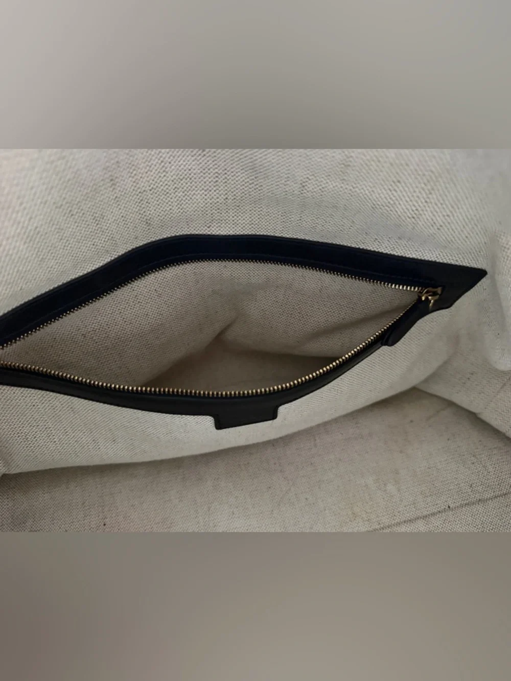 KHAITE Black Leather Duffel with Gold Hardware - Picture 6 of 10